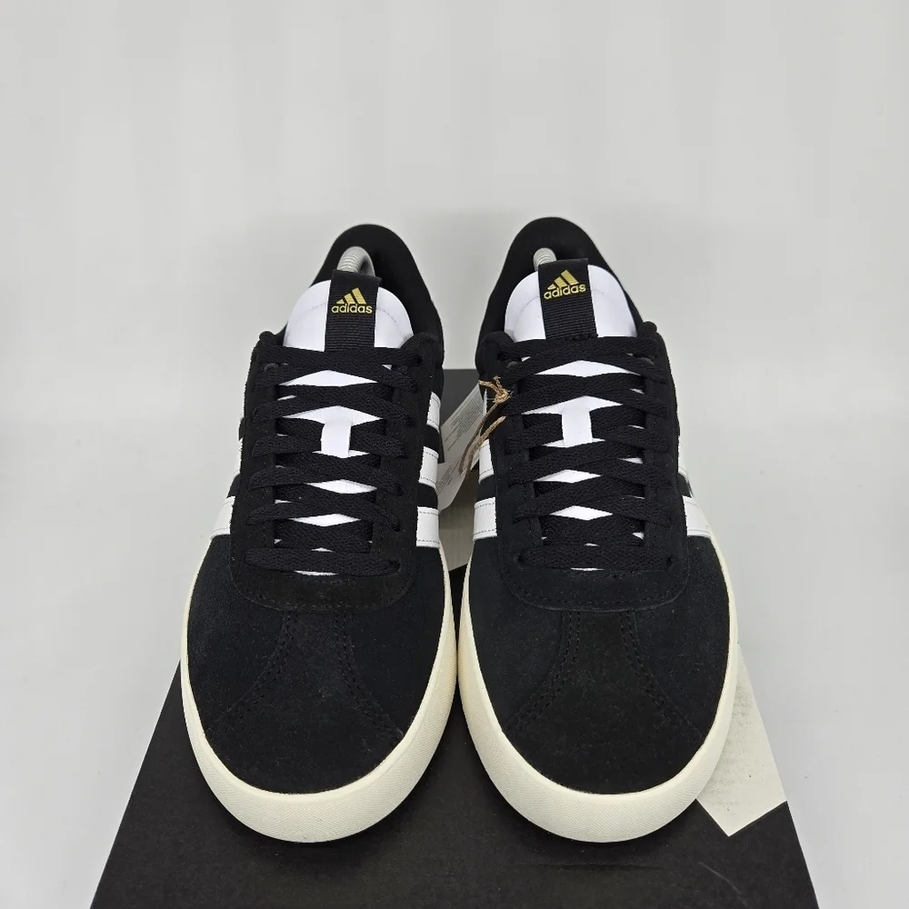 New Adidas VL Court 3.0 'Black White' Women's Shoes Size 6.5